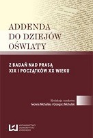 Addenda do dziejów oświaty 