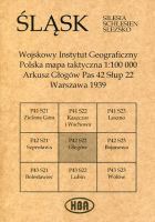 Arkusz Głogów Pas 42 Słup 22 Polska mapa taktyczna 1:100000 ŚLĄSK