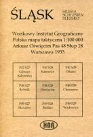 Arkusz Oświęcim Pas 48 Słup 28 Polska mapa taktyczna 1:100000 ŚLĄSK
