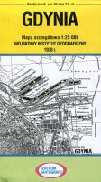 Gdynia mapa 1:25 000 ark.pas 30-słup 27-H