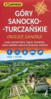 Góry Sanocko-Turczańskie, okolice Sanoka - mapa 1: 50 000