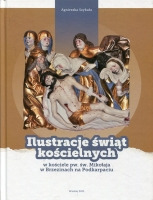 Ilustracje świąt kościelnych w kościele pw. św. Mikołaja w Brzezinach na Podkarpaciu