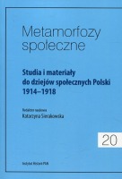 Metamorfozy społeczne, tom 20