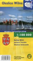 Okolice Wilna mapa turystyczna 1:100 000