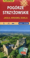 Pogórze Strzyżowskie  - Mapa turystyczna 1: 50 000