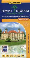 Powiat Otwocki Mazowiecki Park Krajobrazowy Mapa turystyczno-krajoznawcza 1:50 000