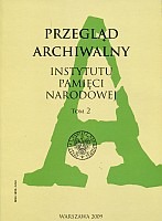 Przegląd Archiwalny IPN, tom 2