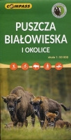 Puszcza Białowieska i okolice - mapa turystyczna