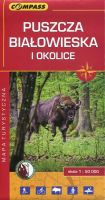 Puszcza Białowieska i okolice mapa turystyczna 1:50 000