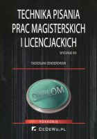 Technika pisania prac magisterskich i licencjackich