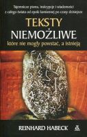 Teksty niemożliwe, które nie mogły powstać, a istnieją