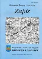 Zapis Grajewskie Zeszyty Historyczne Zeszyt 1(5) Styczeń/Marzec 2002