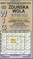 Zduńska Wola - mapa WIG skala 1:100 000
